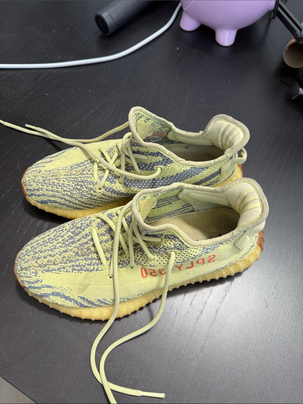 adidas Yeezy Boost 350 V2 Yellow with Orange Accent